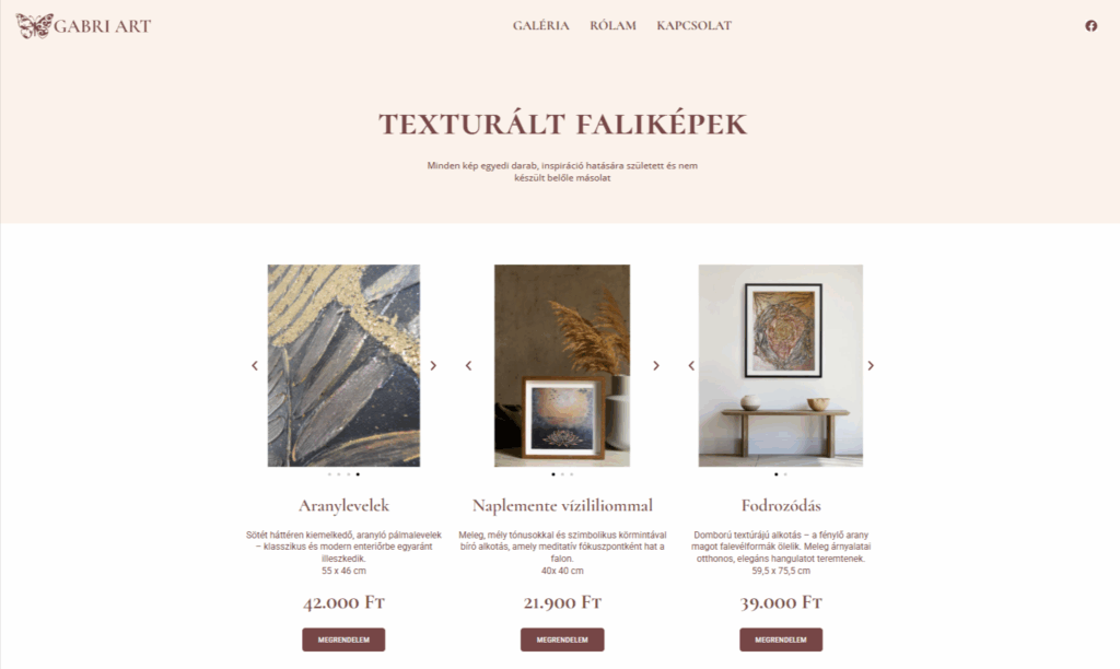 Gabriart.hu Mootivum Marketing & Webdesign I Weboldalkészítés, honlapfejlesztés